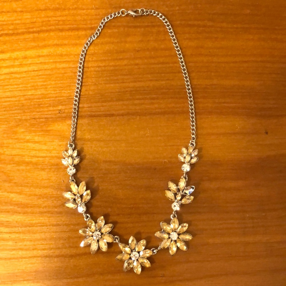 Yellow/ gold flower necklace